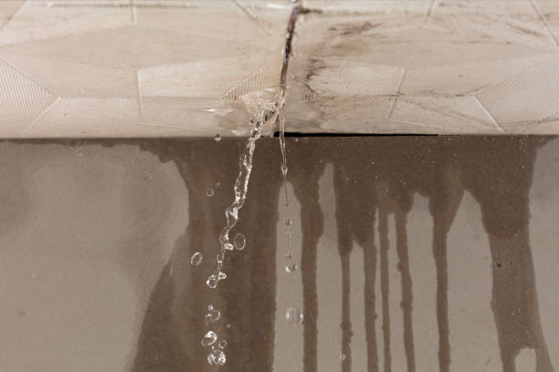 Professional Sewage Cleanup technician working in Burton, MI